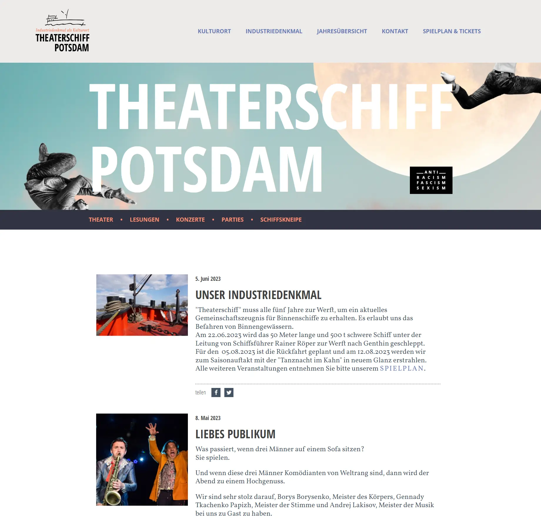 theaterschiff potsdam screenshot