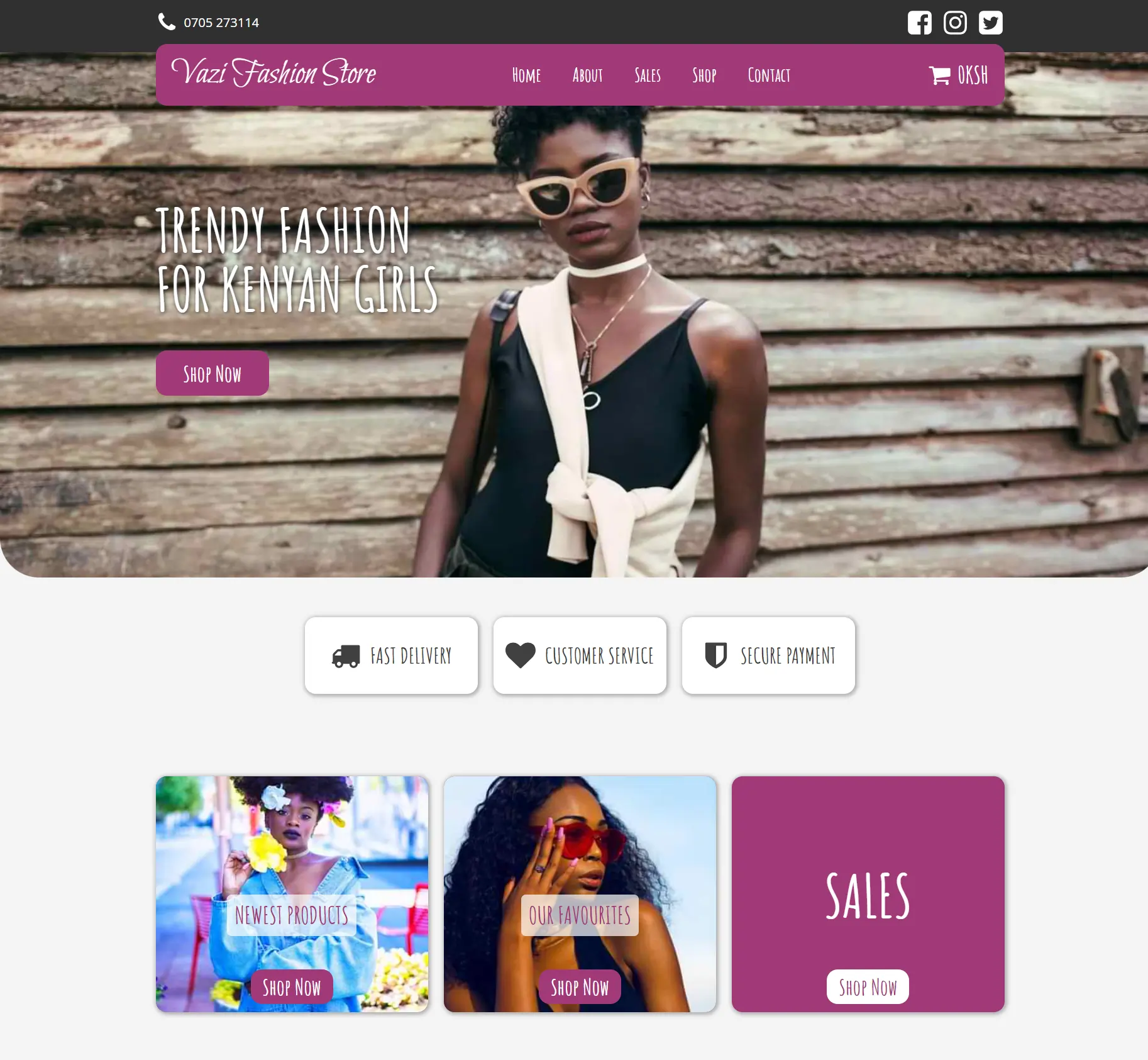 vazi store screenshot